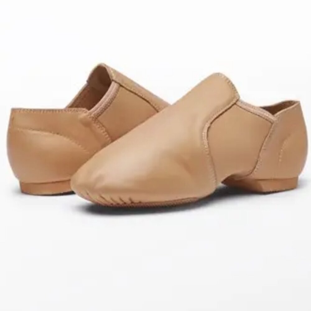 NIB Leather Classic Slip-On Jazz Shoe W800 Weissman Dancewear 6.5AM - Picture 6 of 14